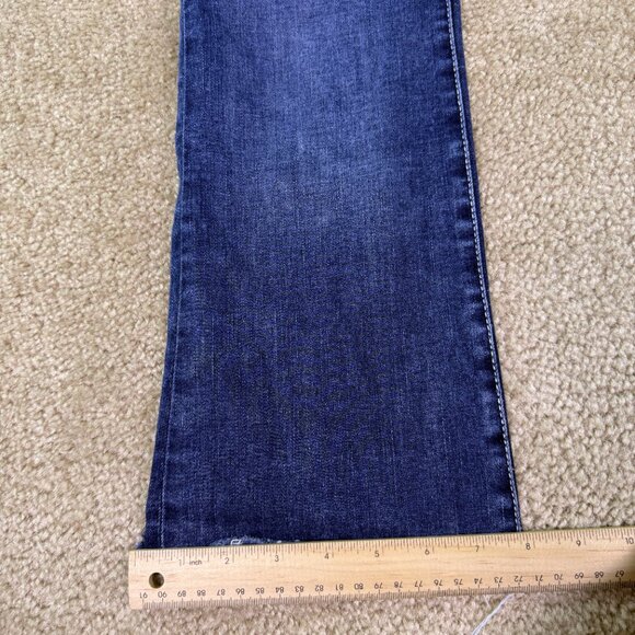 True Religion Womens Becca Mid Rise Bootcut Jeans Size 29 Cropped 30x25 E962 - Picture 13 of 14